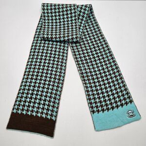 Y2K 2007 Paul Frank Julius Monkey and Friends Scarf Wrap Rare Vtg Houndstooth